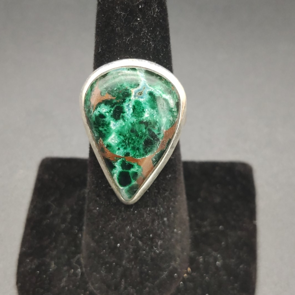 Chrysocolla Silver Ring💎